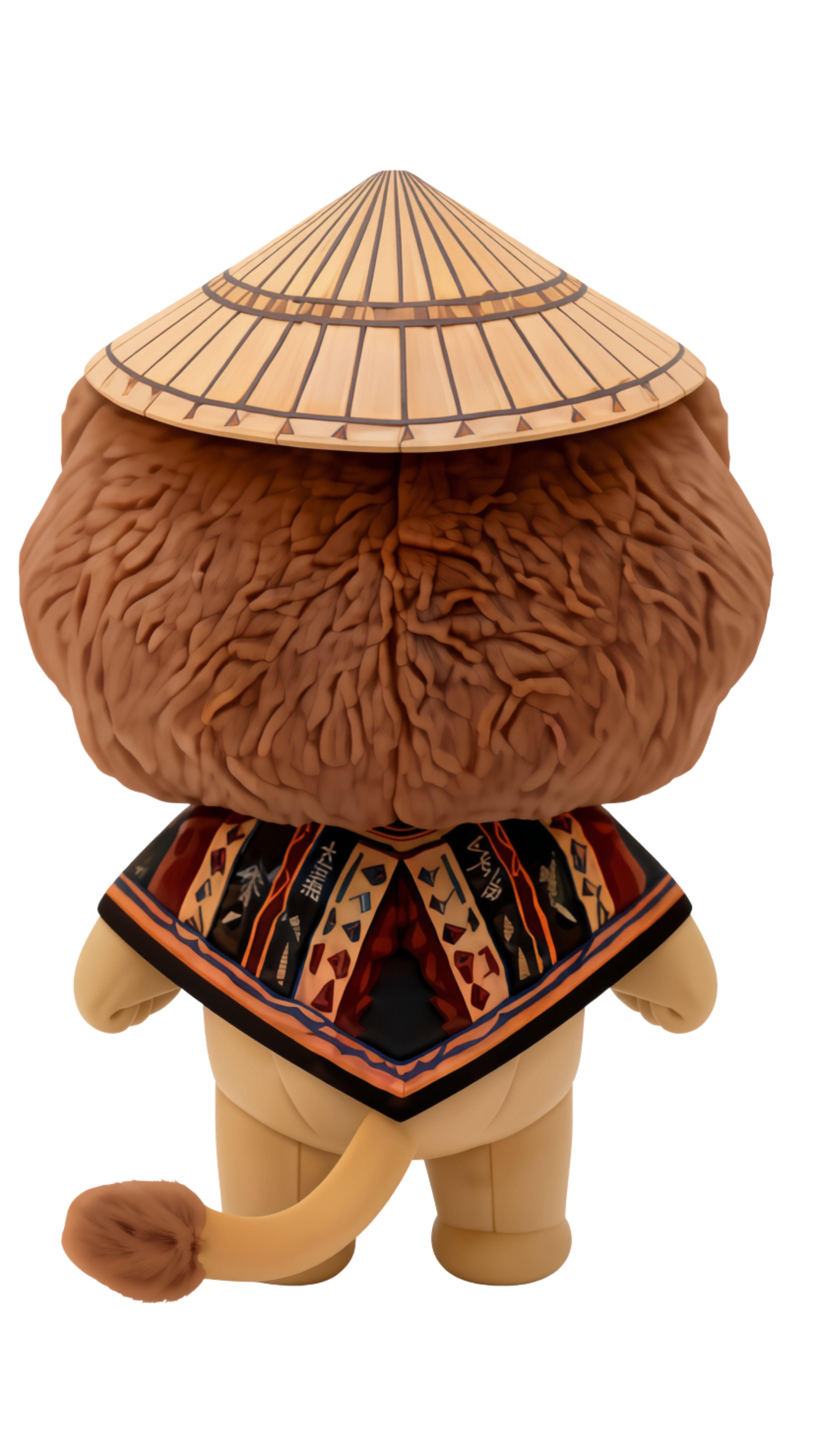 Tau Wa Bataung Lion Warrior 25cm Plush - side view
