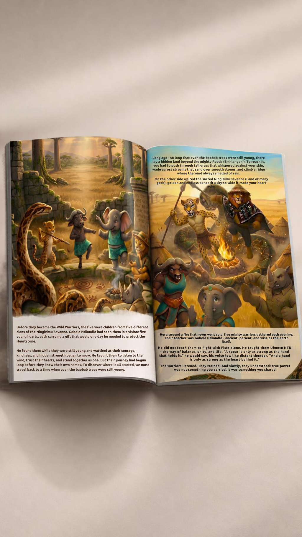 Big 5 Wild Warriors: Heartstone Of Ubuntu (E-book)