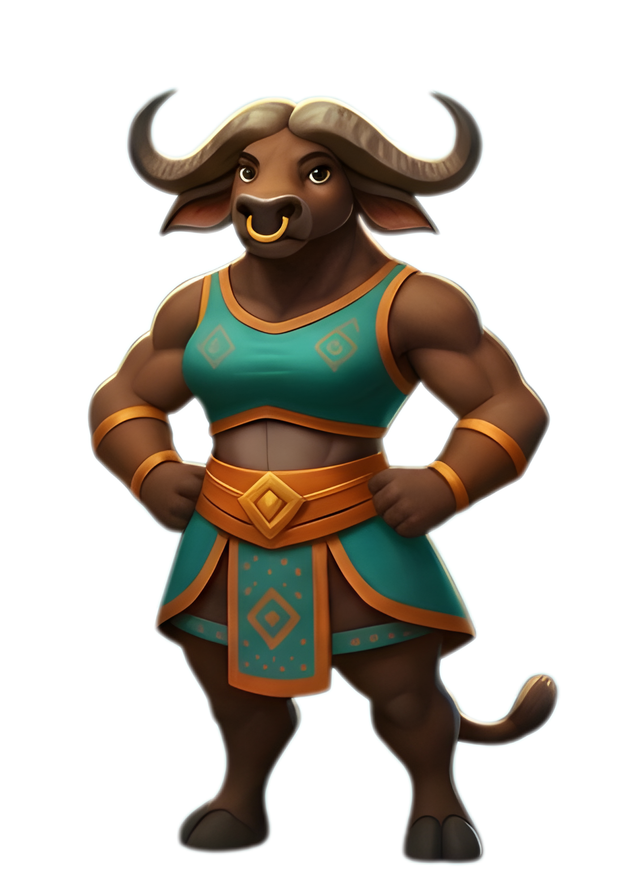 AMAHLE WAMA BHISHO — The Buffalo Warrior · 25cm Premium Collectible Plush